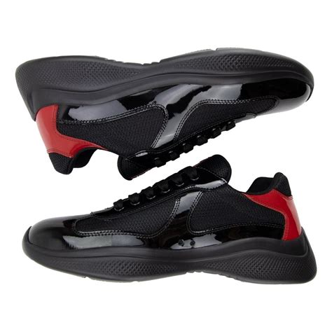 prada 43 sneakers ebay|PRADA SHOES 43 shoe sneaker sneakers black red stripe sport .